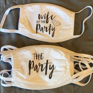 Bridal party face masks!